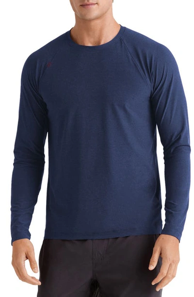 Shop Rhone Reign Long Sleeve T-shirt In Navy