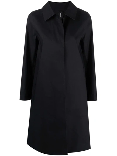 Shop Mackintosh Banton Trench Coat In Black