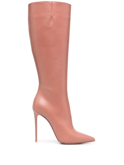 Shop Le Silla Eva Below-the-knee Boots In Rosa