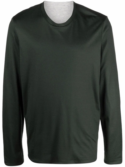 Shop Sease Long-sleeved Jersey T-shirt In Grün
