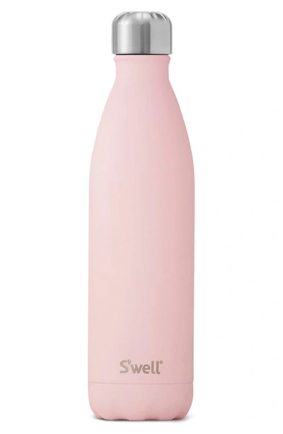 Shop S'well 25-ounce Insulated Stainless Steel Water Bottle In Pink Topaz