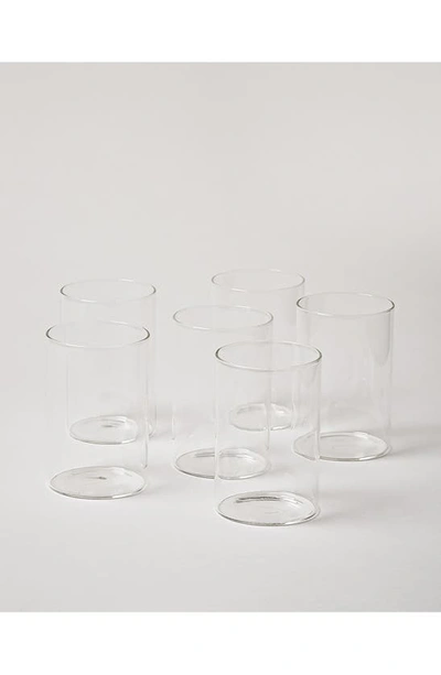 Shop Farmhouse Pottery Nordstrom Silo Set Of 6 Juice Glasses In Clear