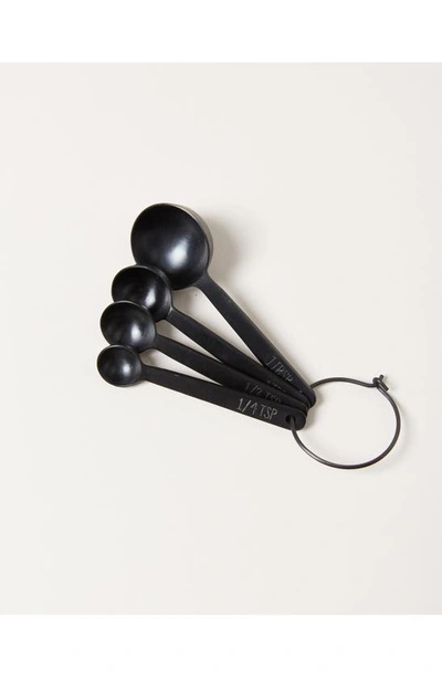 Shop Farmhouse Pottery Stowe Measuring Spoons In Onyx