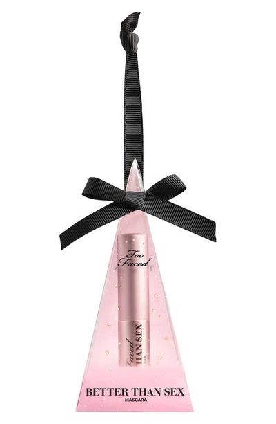 Shop Too Faced Too Face Travel Size Better Than Sex Volumizing Mascara Ornament In Black