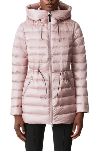 Shop Mackage Ivy Water Repellent 800 Fill Power Down Puffer Jacket In Rose