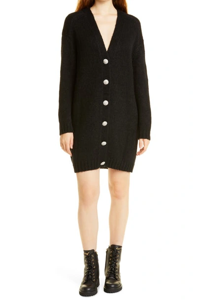 Shop Ba&sh Beyla Sweater Dress In Noir