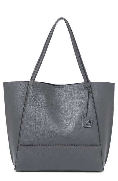 Shop Botkier Soho Leather Tote In Smoke