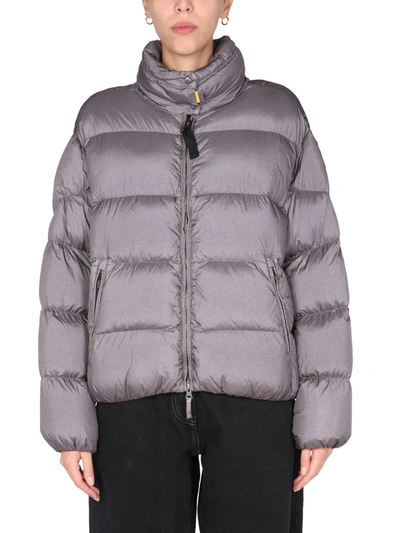 Shop Parajumpers "missie" Down Jacket In Grey