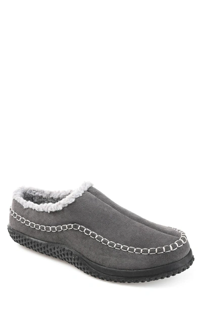 Shop Vance Co. . Godwin Fleece Lined Moc Clog Slipper In Grey