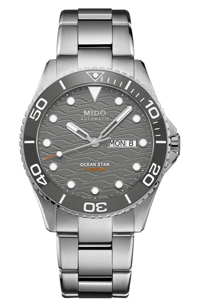 Shop Mido Ocean Star 200c Bracelet Watch, 42.5mm In Silver