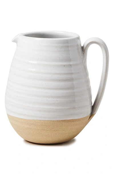 Farmhouse Pottery Farmer's Pitcher, Medium In Brown