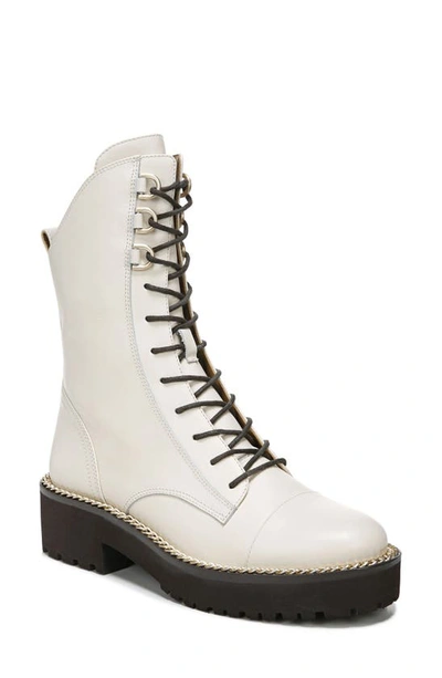 Shop Sam Edelman Lenley Combat Boot In Modern Ivory