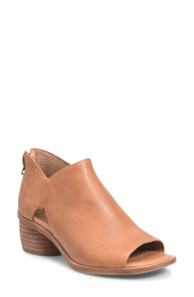 Shop Söfft Carleigh Peep Toe Bootie In Luggage