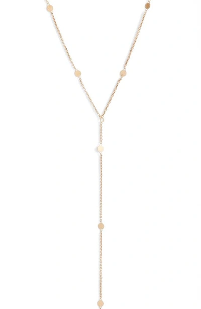 Shop Argento Vivo Mirror Station Long Y-necklace In Gold