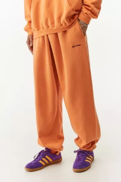 iets frans orange joggers