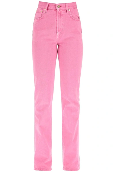 Shop Jacquemus Le De Nîmes Flared Jeans In Pink