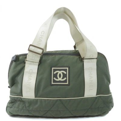 Pre Loved Chanel Khaki Travel Bag Khaki Women – Bluefly