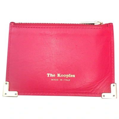 Pre-owned The Kooples Leather Purse In Red