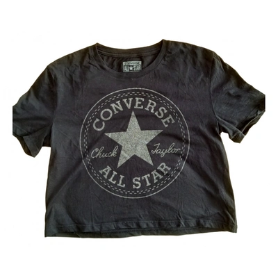 Pre-owned Converse T-shirt In Black