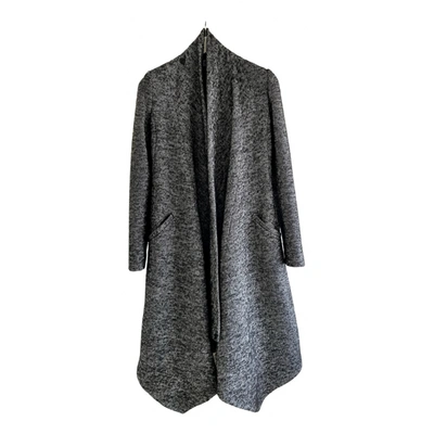 Pre-owned Ixos Wool Coat In Grey
