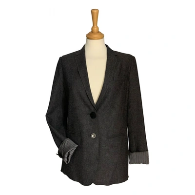 Pre-owned Maliparmi Wool Jacket In Grey