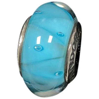 Pre-owned Pandora Silver Pendant In Blue