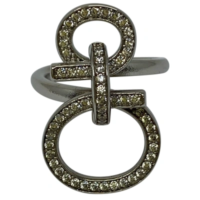 Pre-owned Ferragamo Ring In Silver