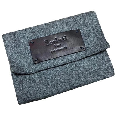Pre-owned Berluti Cloth Small Bag In Grey