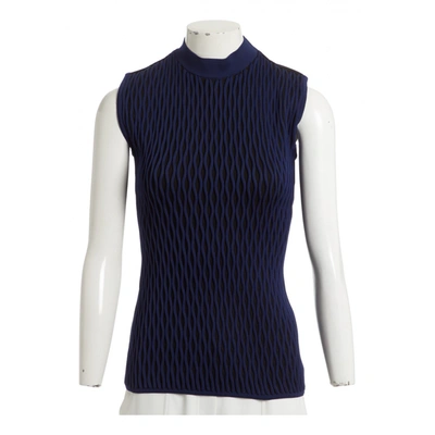 Pre-owned Balenciaga Camisole In Navy