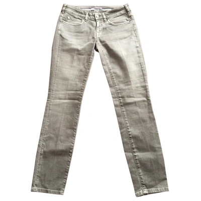 Pre-owned Vanessa Bruno Straight Jeans In Grey