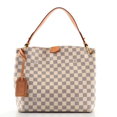 L'ingénieux leather handbag Louis Vuitton White in Leather - 23447412