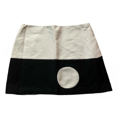Pre-owned Tara Jarmon Mini Skirt In Multicolour