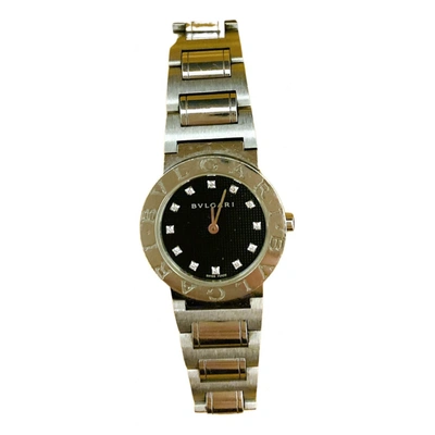 Pre-owned Bvlgari Silver Watch