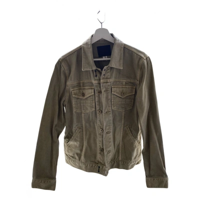 Pre-owned Paige Jacket In Khaki