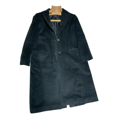 Pre-owned Kiton Cashmere Coat In Black