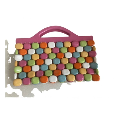 Pre-owned Escada Heart Bag Clutch Bag In Multicolour