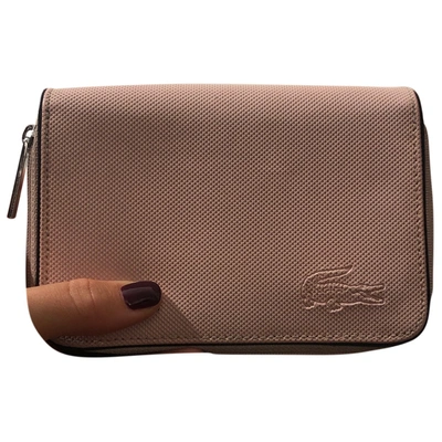 Pre-owned Lacoste Wallet In Pink