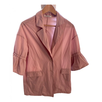 Pre-owned Biancoghiaccio Jacket In Pink