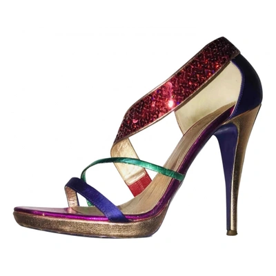 VIKTOR & ROLF Pre-owned Leather Sandals In Multicolour