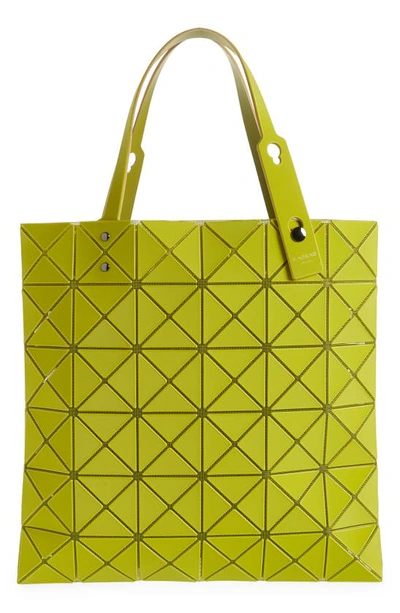 Shop Bao Bao Issey Miyake Lucent Prism Tote In Emerald