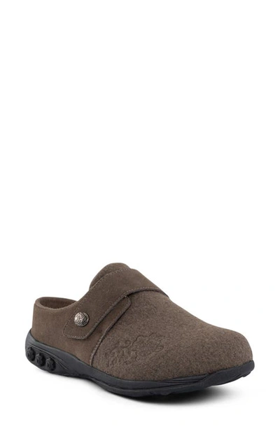 Shop Therafit Willow Clog In Taupe