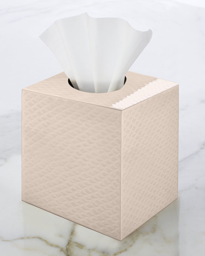 Shop Mike & Ally Pacific Tissue Box Cover In Sea Shell