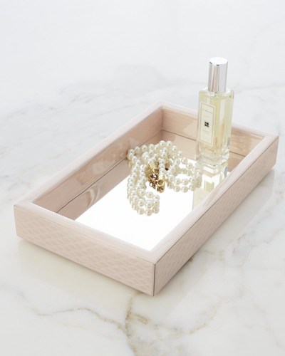 Shop Mike & Ally Pacific Mirrored Vanity Tray In Sea Shell