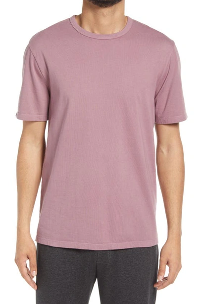 Shop Vince Solid T-shirt In Washed Wisteria