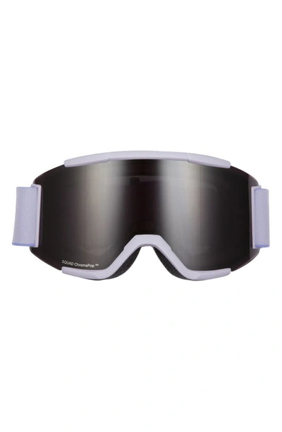 Shop Smith Squad 180mm Chromapop™ Snow Goggles In Lilac / Chromapop Sun Black