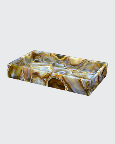 Shop Mike & Ally Taj Agate Vanity Tray