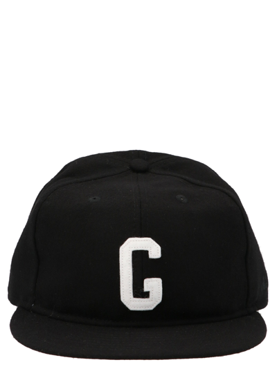 Shop Fear Of God Logo Embroidered Baseball Cap In Black