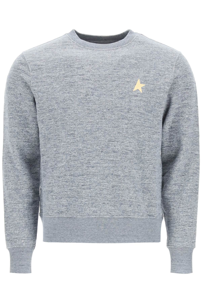 Shop Golden Goose Deluxe Brand Star Printed Sweatshirt In Grey