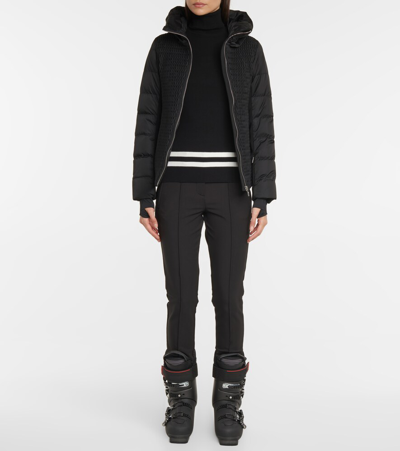 Fusalp Judith Roll-neck Thermal Base-layer Sweater In Noir