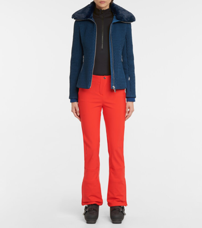 Fusalp Logo Half-zip Ski Top In Noir